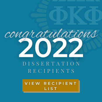 Dissertation recipients 2022 ad