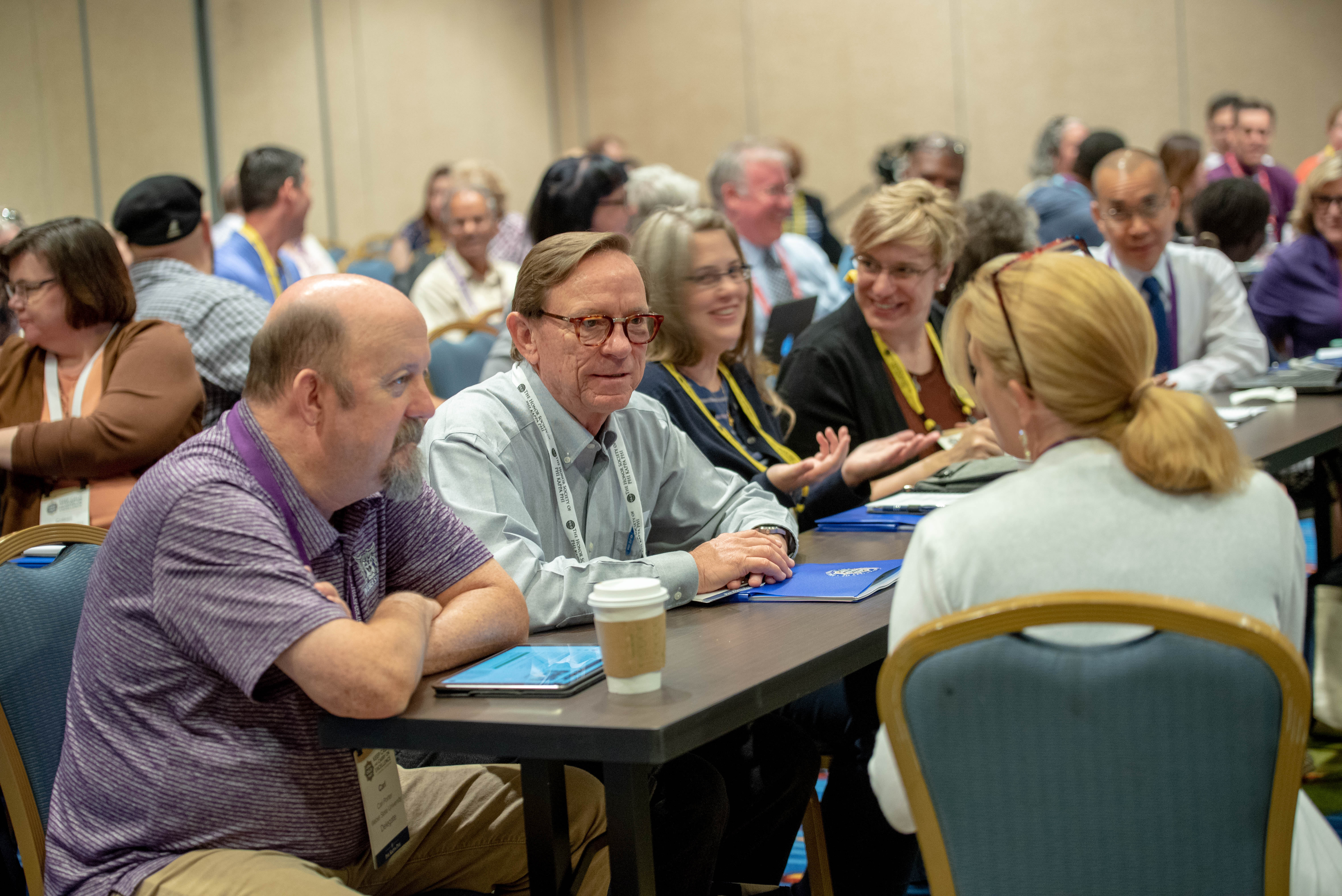 Chapter officers at work