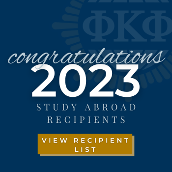 2023 Study Abroad award-recipients