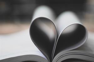 love of learning-book as heart